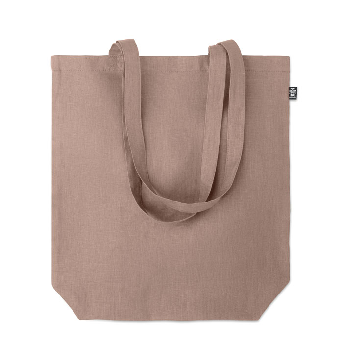 Shopper in 100% canapa brown item picture top