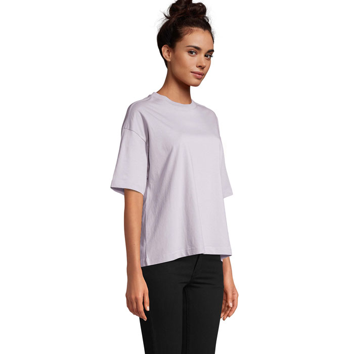 BOXY WOMEN OVERSIZE T-SHIRT Lilla item picture back