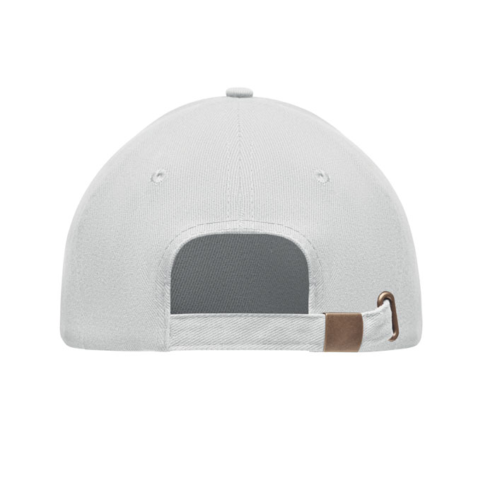 Brushed heavy cotton 6 panel Ba Bianco item picture back