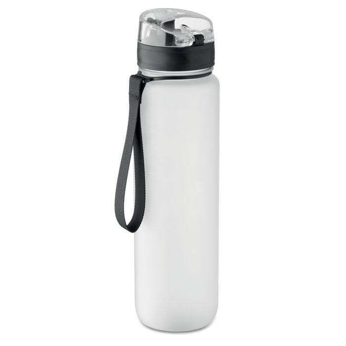 Sports water bottle RPET 1L Bianco Trasparente item picture 5