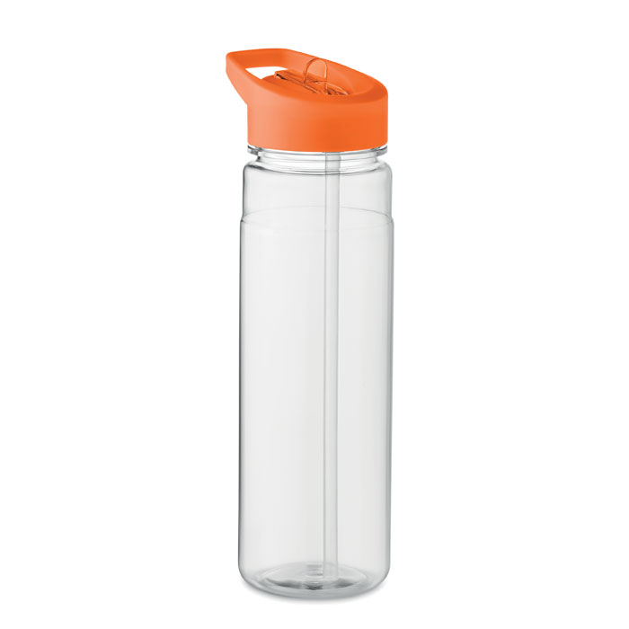 RPET bottle 650ml PP flip lid Arancio item picture side