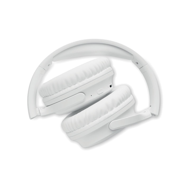 ANC foldable headphone Bianco item picture back