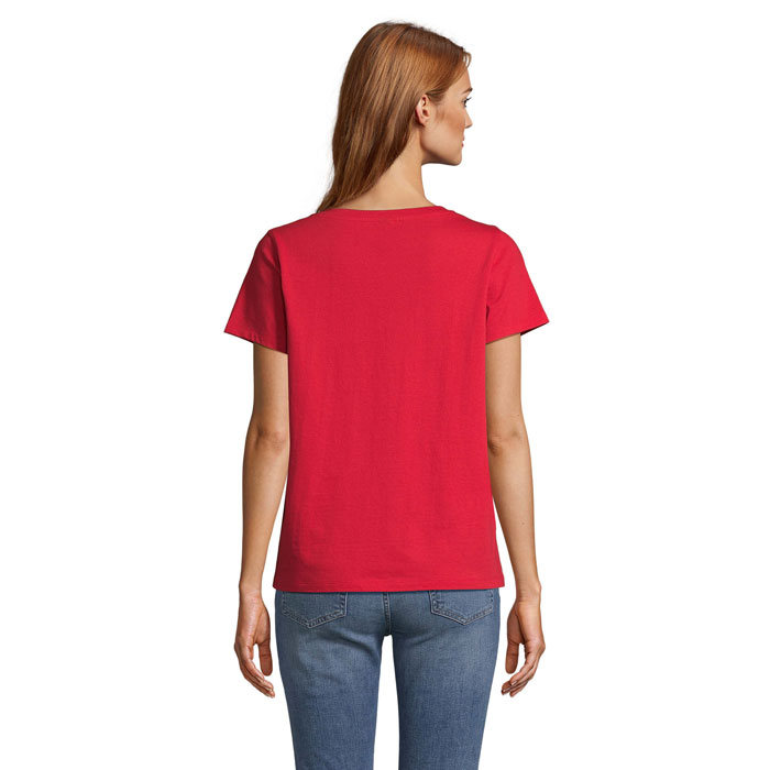 REGENT V T-SHIRT WOMEN Rosso item picture back