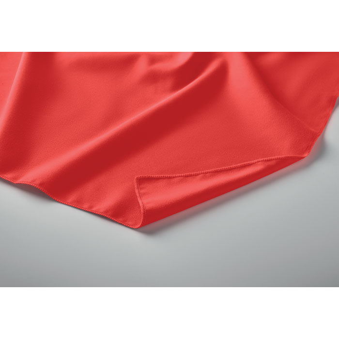 Asciugamano in microfibra Rosso item detail picture