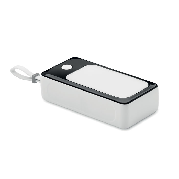 10000 mAh power bank with COB Bianco item picture open
