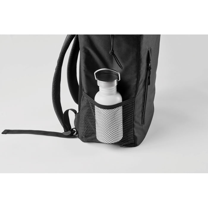 Cooler backpack in 600D RPET Nero item picture 2