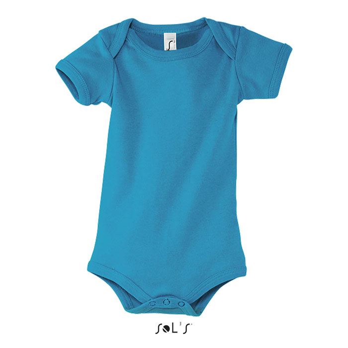 BAMBINO-BABY BODYSUIT-180g Aqua item picture front
