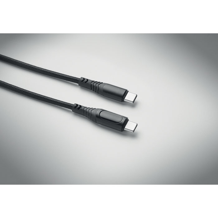 100W charging cable type-C Nero item ambiant picture