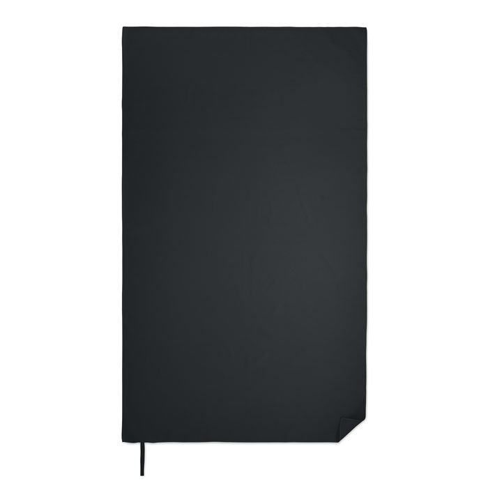 Asciugamano in microfibra Nero item picture side