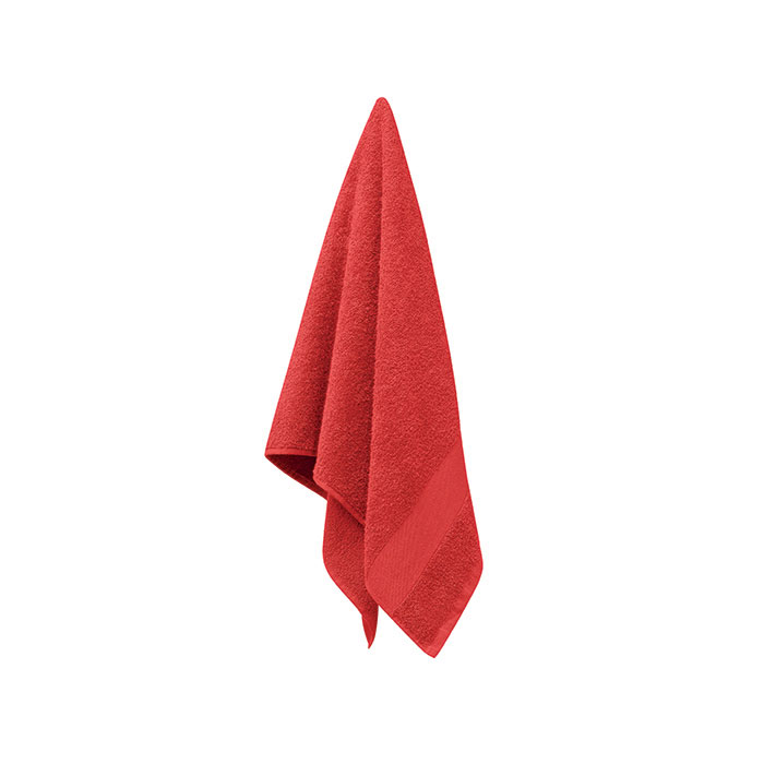 Towel organic cotton 100x50cm Rosso item picture top