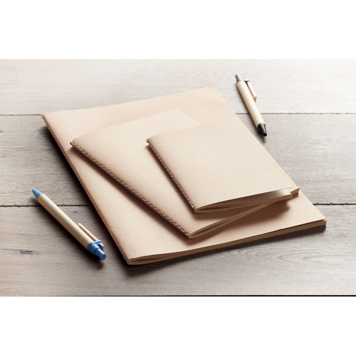 Notebook A6 in carta beige item ambiant picture