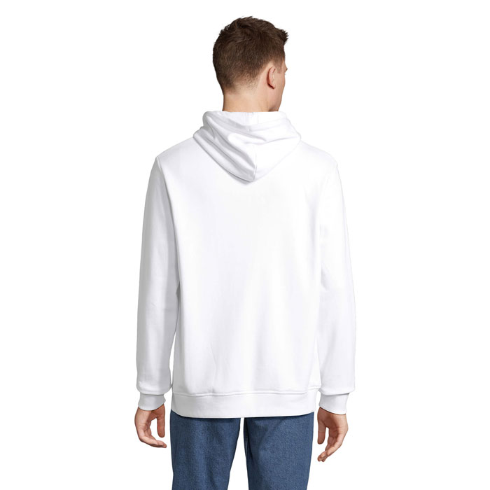 CONSTELLATION HOOD SWEAT Bianco item picture back