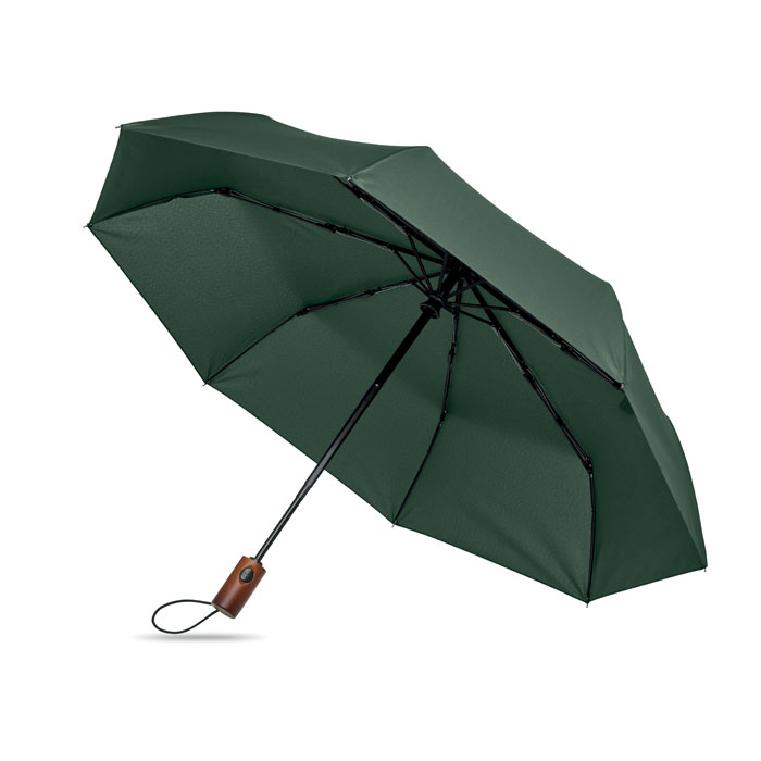 21" auto umbrella wood handle Verde item picture front