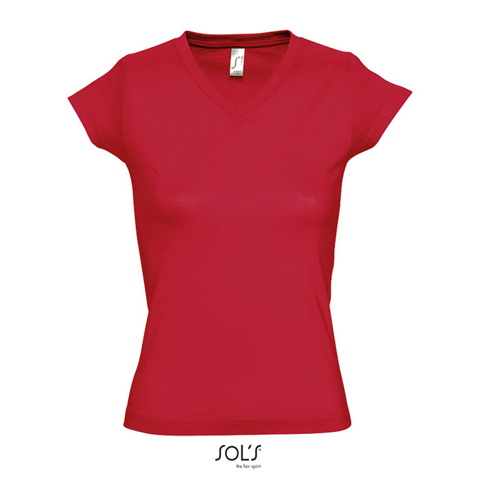 MOON WOMEN T-SHIRT 150g red item picture front