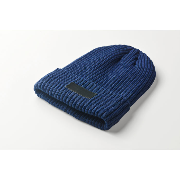 3M knitted beanie with cuff Blu item detail picture