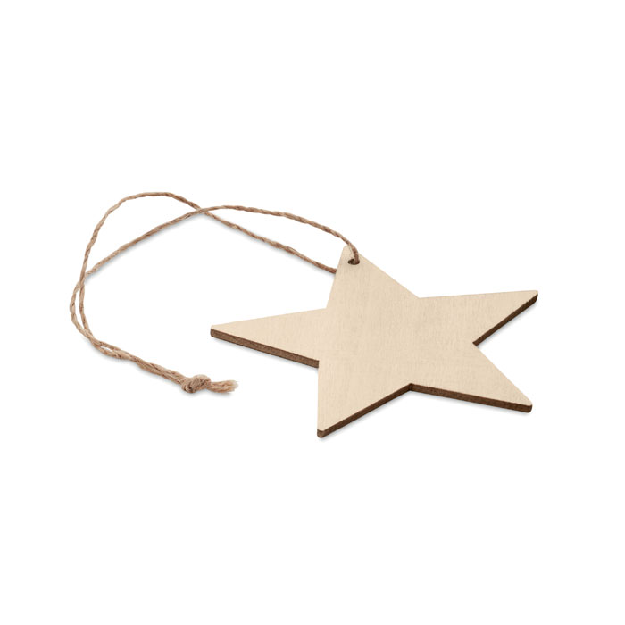 Wooden star shaped hanger Legno item picture top