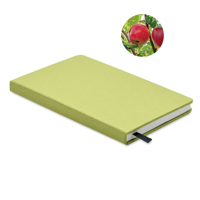 Notebook A5 in carta riciclata Lime item picture front