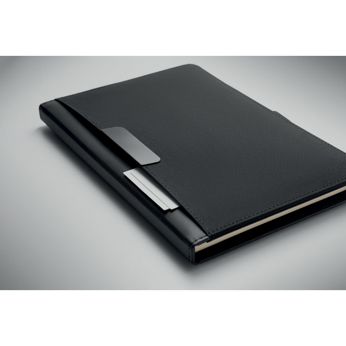 Cartella A5 con blocco note Nero item picture top