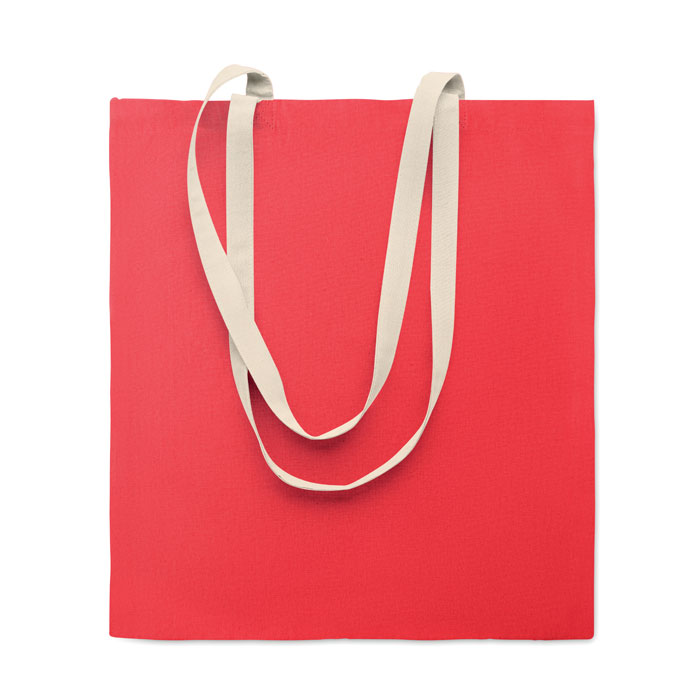 Shopper in cotone Rosso item picture front