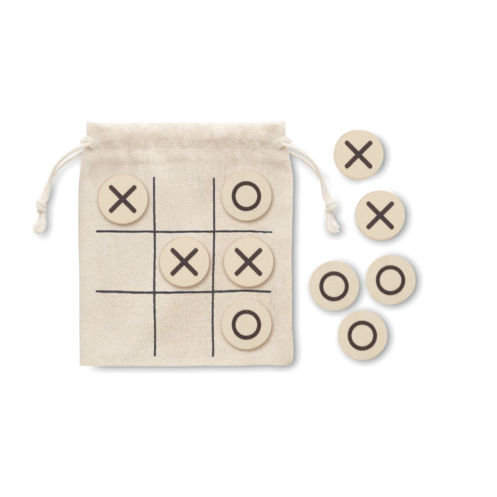 Tic tac toe in legno Beige item picture front