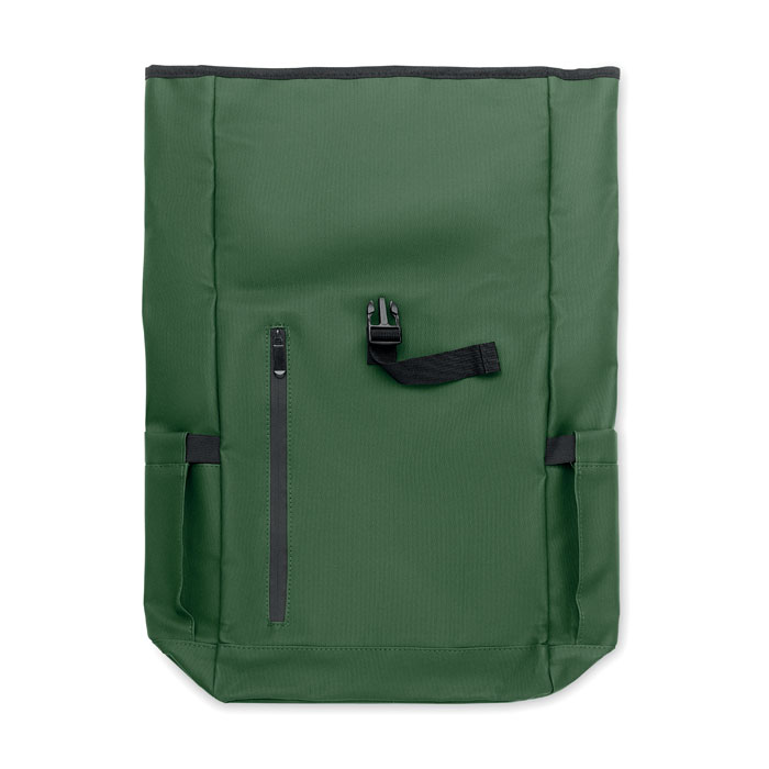 Zaino Rolltop per laptop 600D Verde Scuro item picture 3