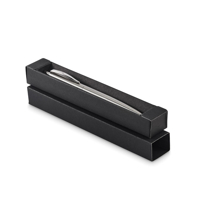 Penna a pulsante in confezione Argento Opaco item picture front