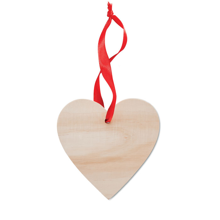 Decorazione a forma di cuore wood item picture front