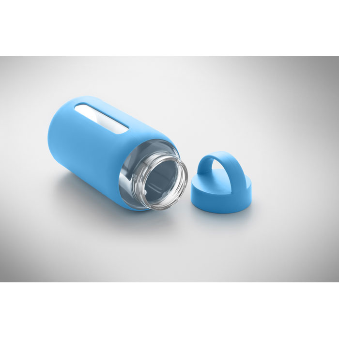 Bottiglia in borosilicato Turchese item picture 5