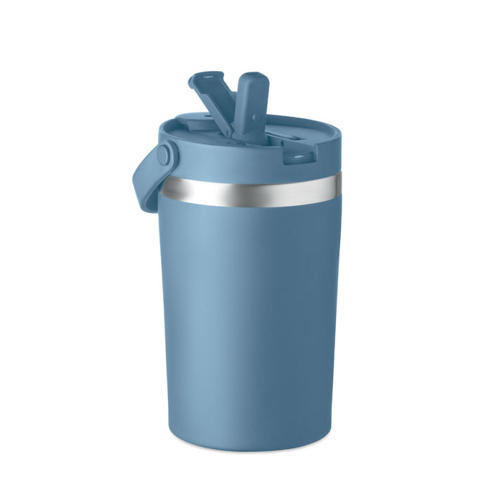 Bicchiere doppio strato 350 ml Petrolio item picture side