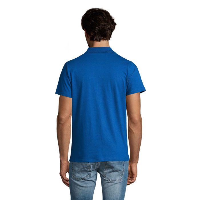 PRESCOTT MEN POLO SHIRT 170 Blu Royal item picture back