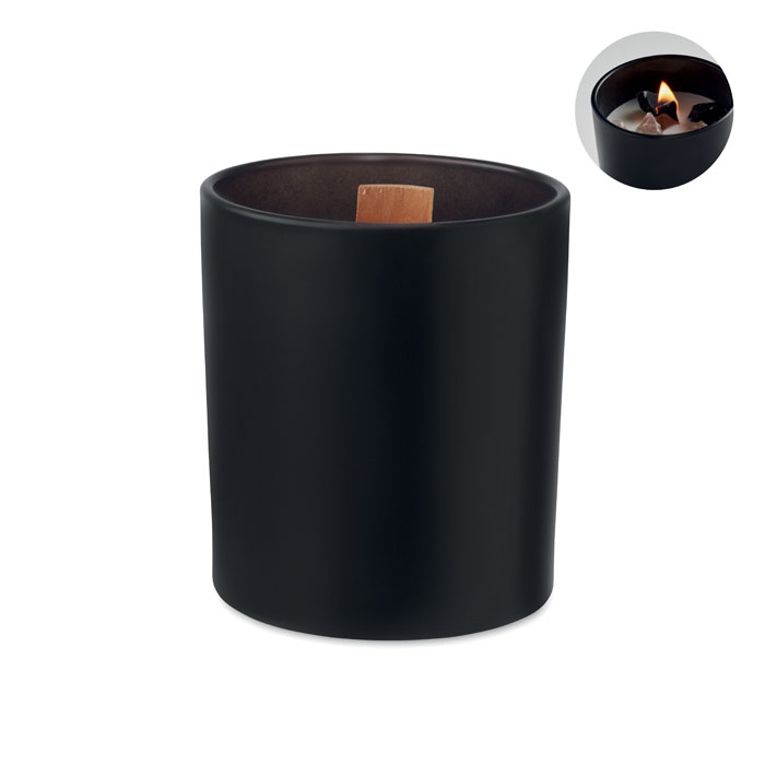 Plant based wax candle 200 gr Nero item picture front