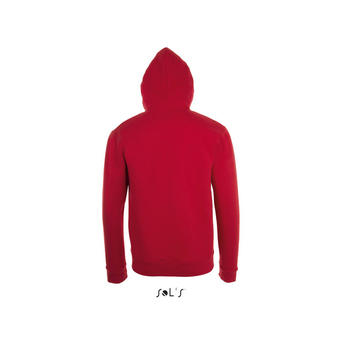 STONE UNI HOODIE 260g red item picture back