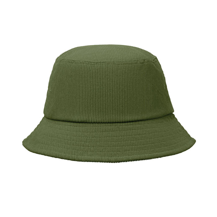 Corduroy bucket hat Verde Militare item picture front