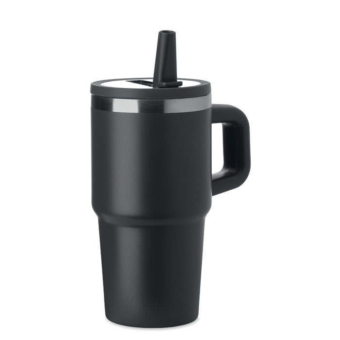 Bicchiere doppio strato. 500ml Nero item picture front