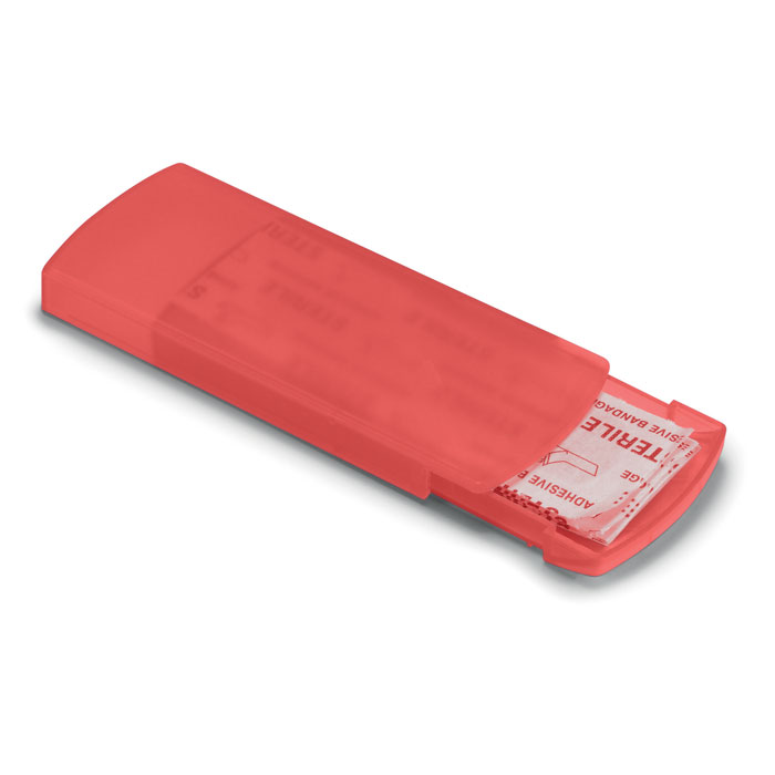 Container with plasters Rosso Trasparente item picture back