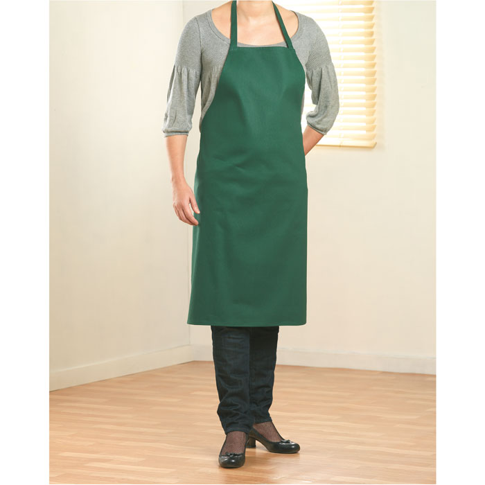 Kitchen apron in cotton Verde item ambiant picture