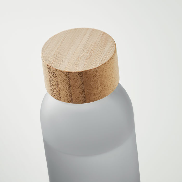 Frosted glass bottle 500ml Grigio Trasparente item detail picture