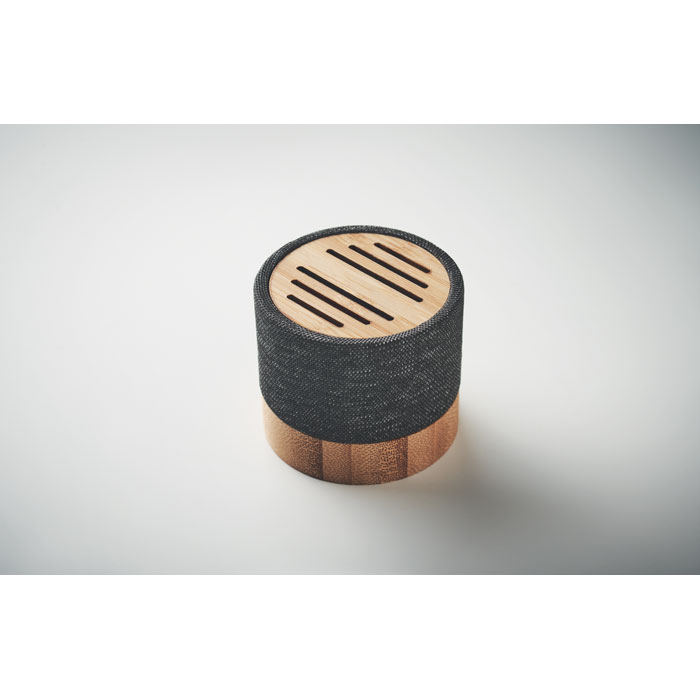Speaker wireless Bamboo RPET black item detail picture