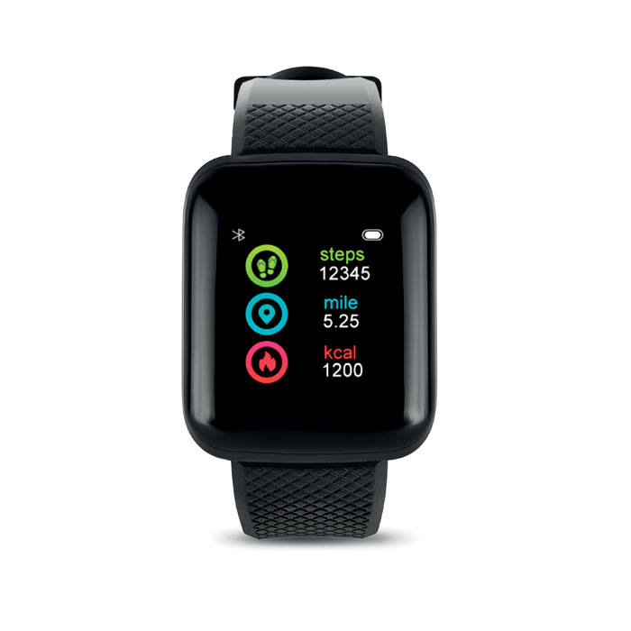 Smart watch wireless black item picture open