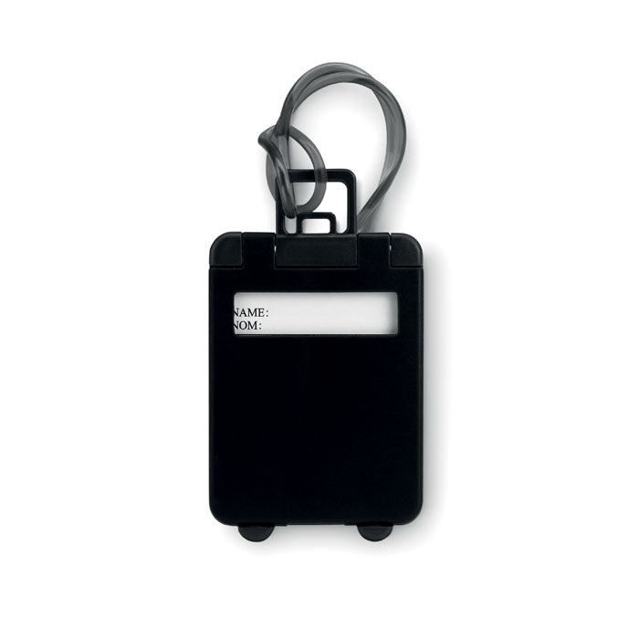 Luggage tags plastic Nero item picture front