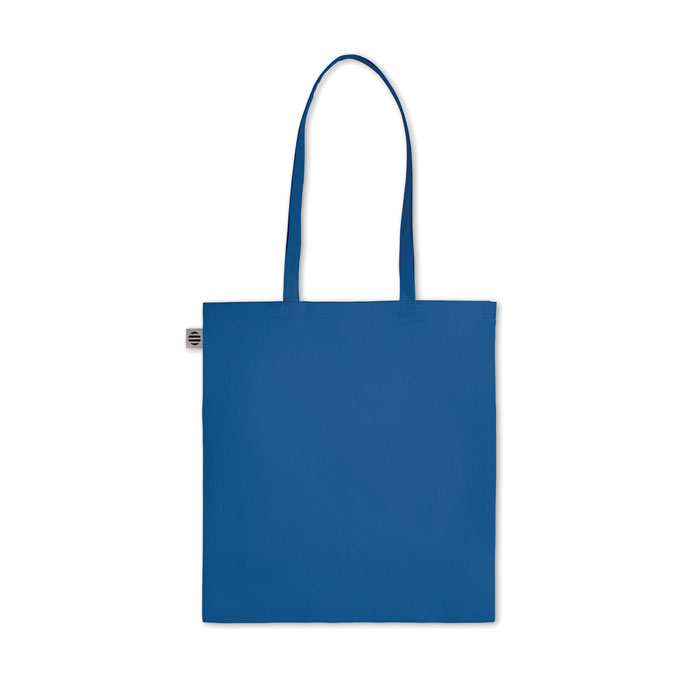 Organic cotton shopping bag Blu Royal item picture back