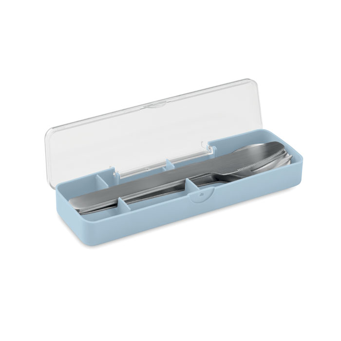 Set posate in acciaio inox Blu Bambino item picture side