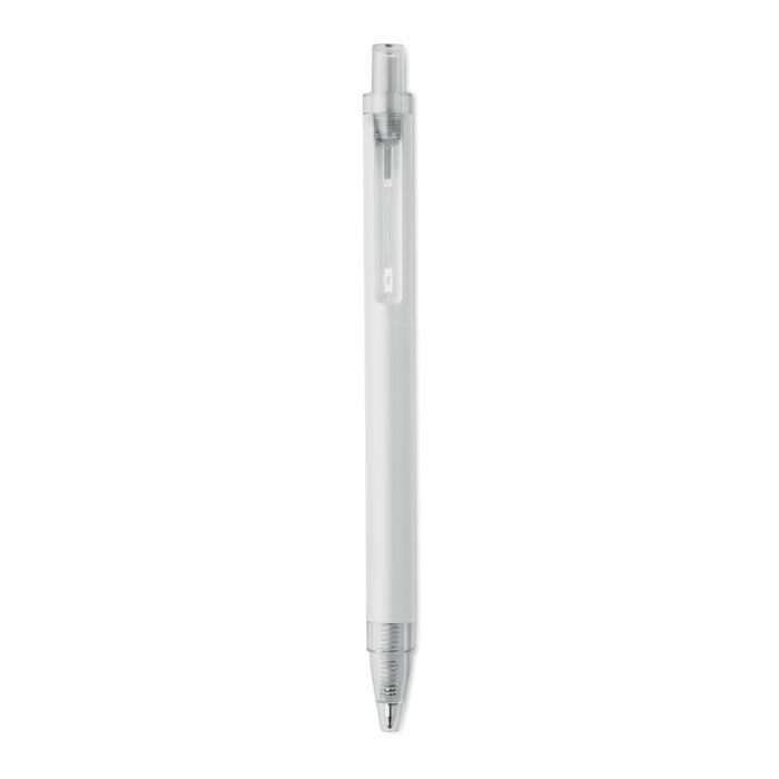 Penna a sfera in alluminio Bianco item picture top