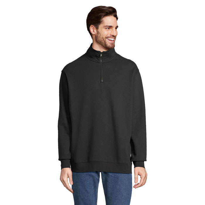 CONRAD Sweat Zip Collar Blu Royal item picture front