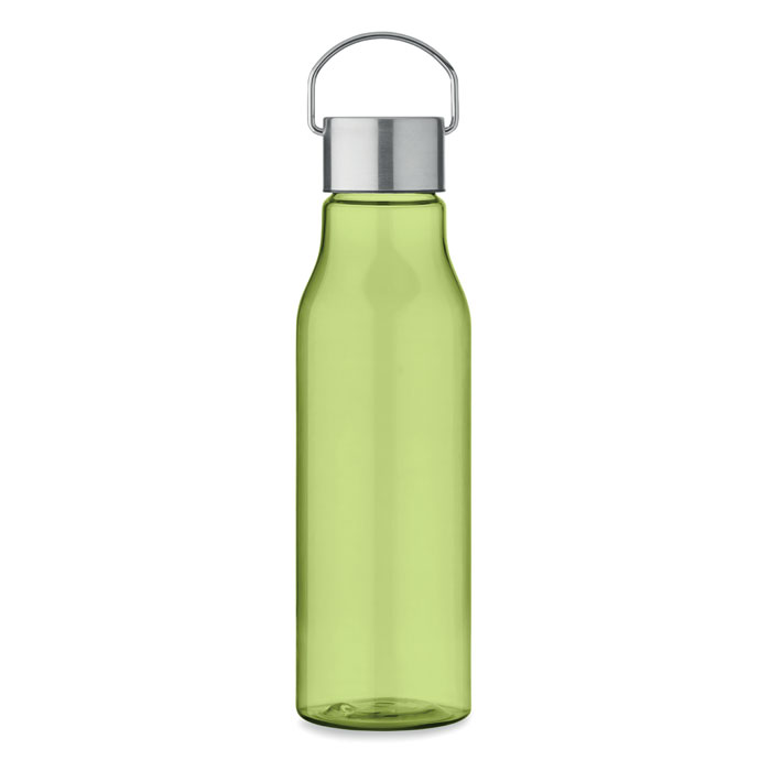 RPET bottle with PP lid 600 ml Lime Trasparente item picture side