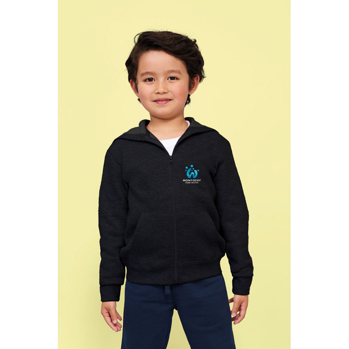 STONE KIDS HOODIE  260g French Navy item picture printed