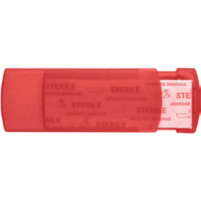 Container with plasters Rosso Trasparente item picture side