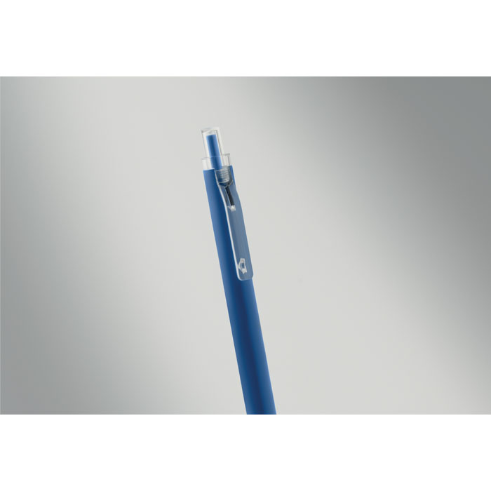 Penna a sfera in alluminio Blu item picture back