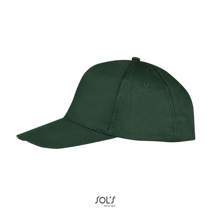 BUZZ FIVE PANEL CAP Verde Scuro item picture side