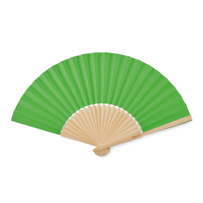 Manual hand fan Lime item picture printed